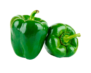 Colorful organic bell peppers